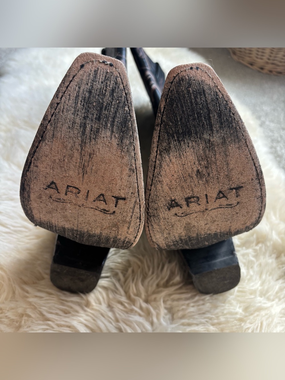 Ariat Women's Casanova X Toe Cowboy Western Boots in Brooklyn Black. Size 7.5C - Picture 5 of 15